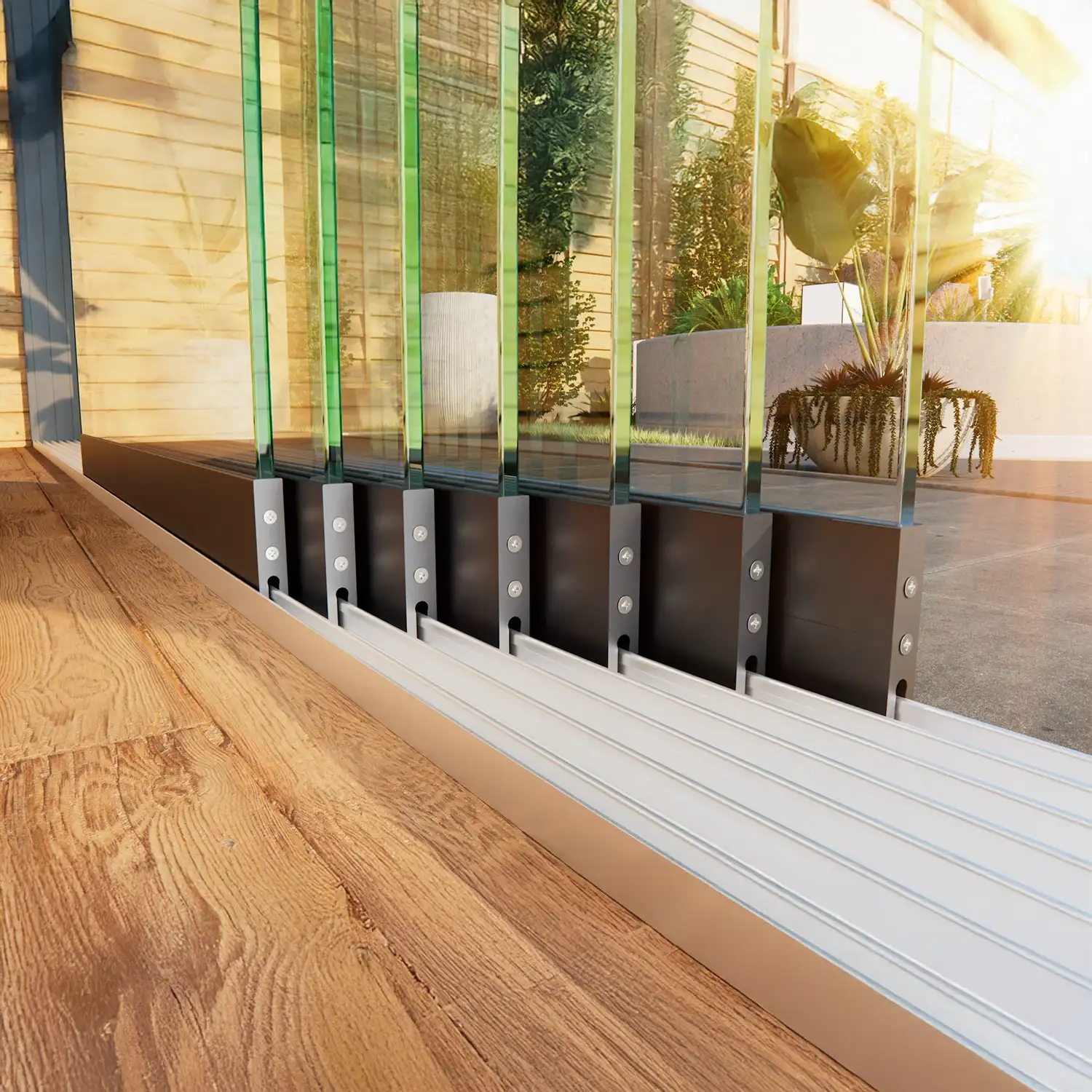 7-rail-glazen-schuifwand-antraciet-closeup